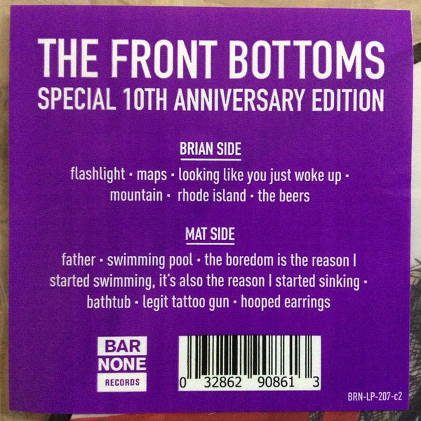 The Front Bottoms - The Front Bottoms (10th Anniversary Edition) [Picture Disc]  (New Vinyl LP)