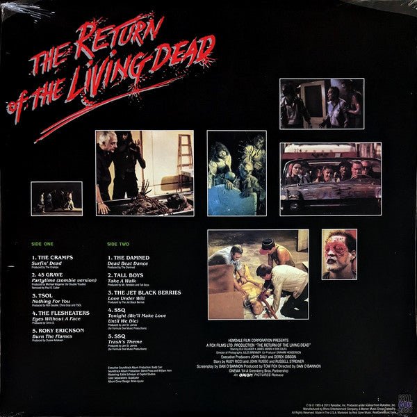 The Return Of The Living Dead - Original Motion Picture Soundtrack [Blood Red Splatter Vinyl]  (New Vinyl LP)