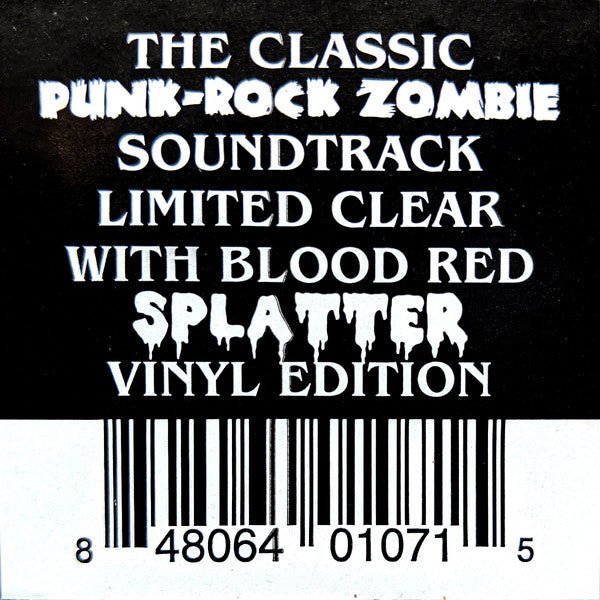 The Return Of The Living Dead - Original Motion Picture Soundtrack [Blood Red Splatter Vinyl]  (New Vinyl LP)