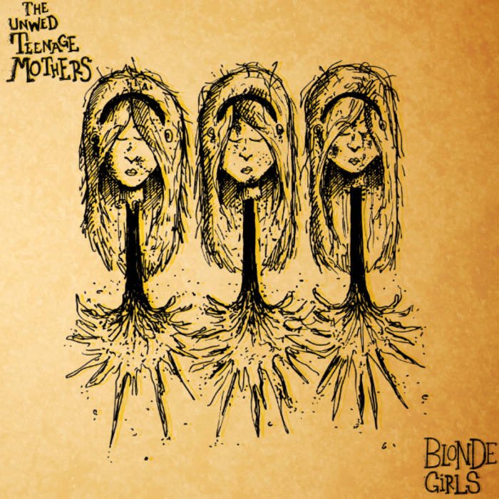 The Unwed Teenage Mothers - Unwed Teenage Mothers [Blue Marble Vinyl]  (Used Vinyl LP)