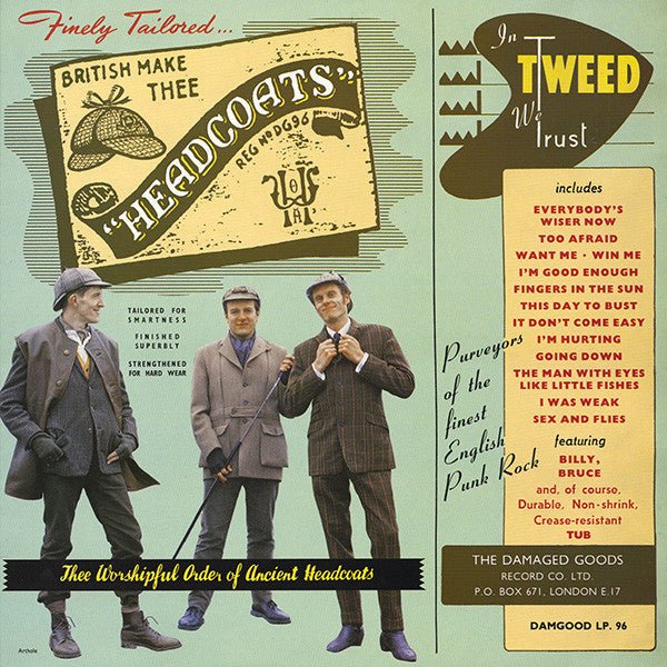 Thee Headcoats - In Tweed We Trust  (New Vinyl LP)