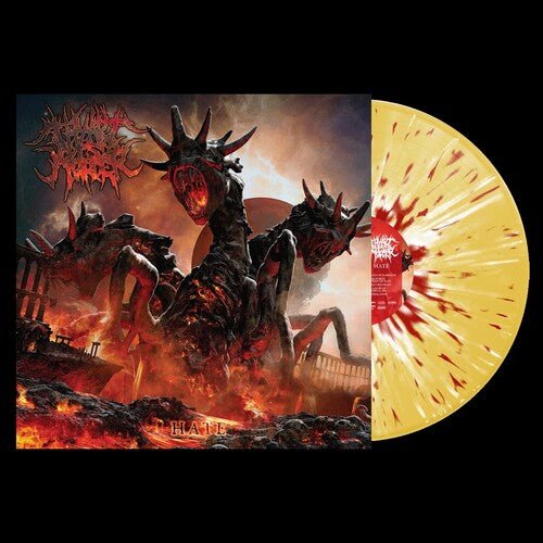 Thy Art Is Murder ‎- Hate [Yellow w/  Red & White Splatter Vinyl]  (New Vinyl LP)