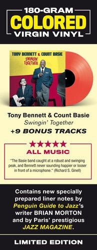 Tony Bennett & Count Basie - Swingin' Together [Red Vinyl]  (New Vinyl LP)