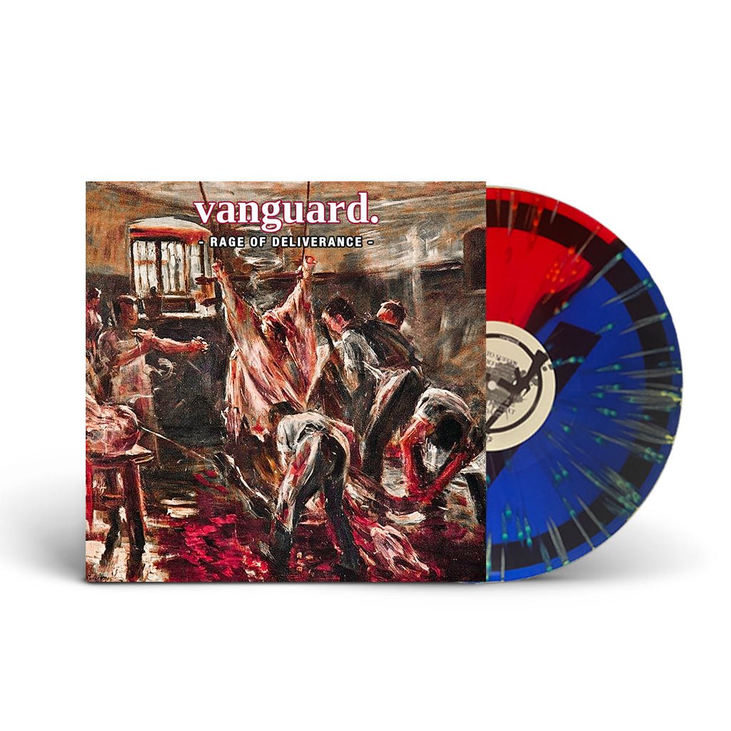 Vanguard - Rage Of Deliverance [Blue w/ Red & Yellow Splatter]  (New Vinyl LP)