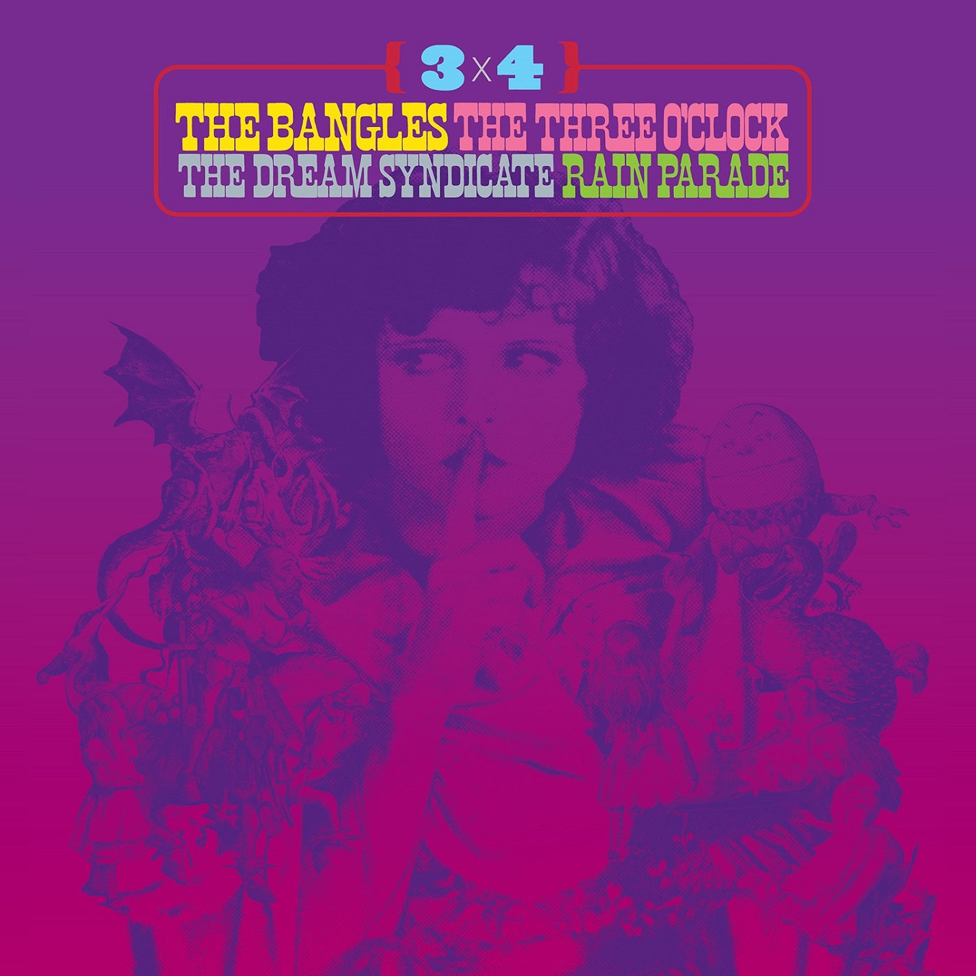 Various Artists - 3 x 4: The Bangles, The Three O'Clock, The Dream Syndicate, Rain Parade ((Vinyl))