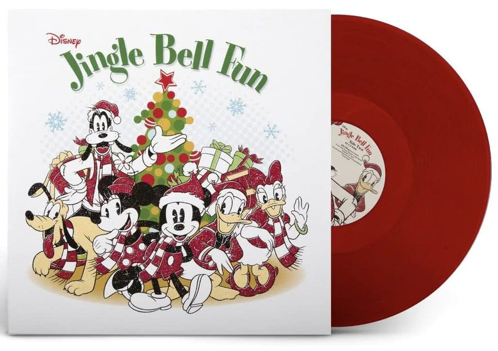 Various Artists - Disney Jingle Bell Fun (Limited Edition, Translucent Red Colored Vinyl, Collectible Poster) ((Vinyl))