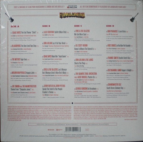 Various Artists - Funk & Cinema: The Best Funk Music In Movies  (New Vinyl LP)