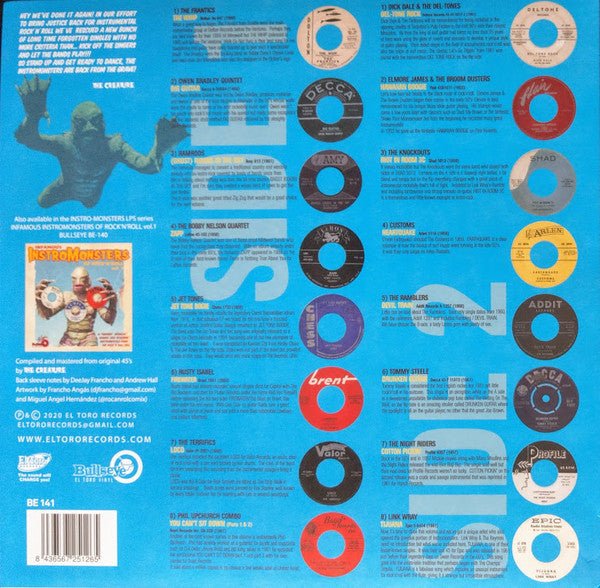 Various Artists - Instro-Monsters Of Rock & Roll Vol 2  (New Vinyl LP)