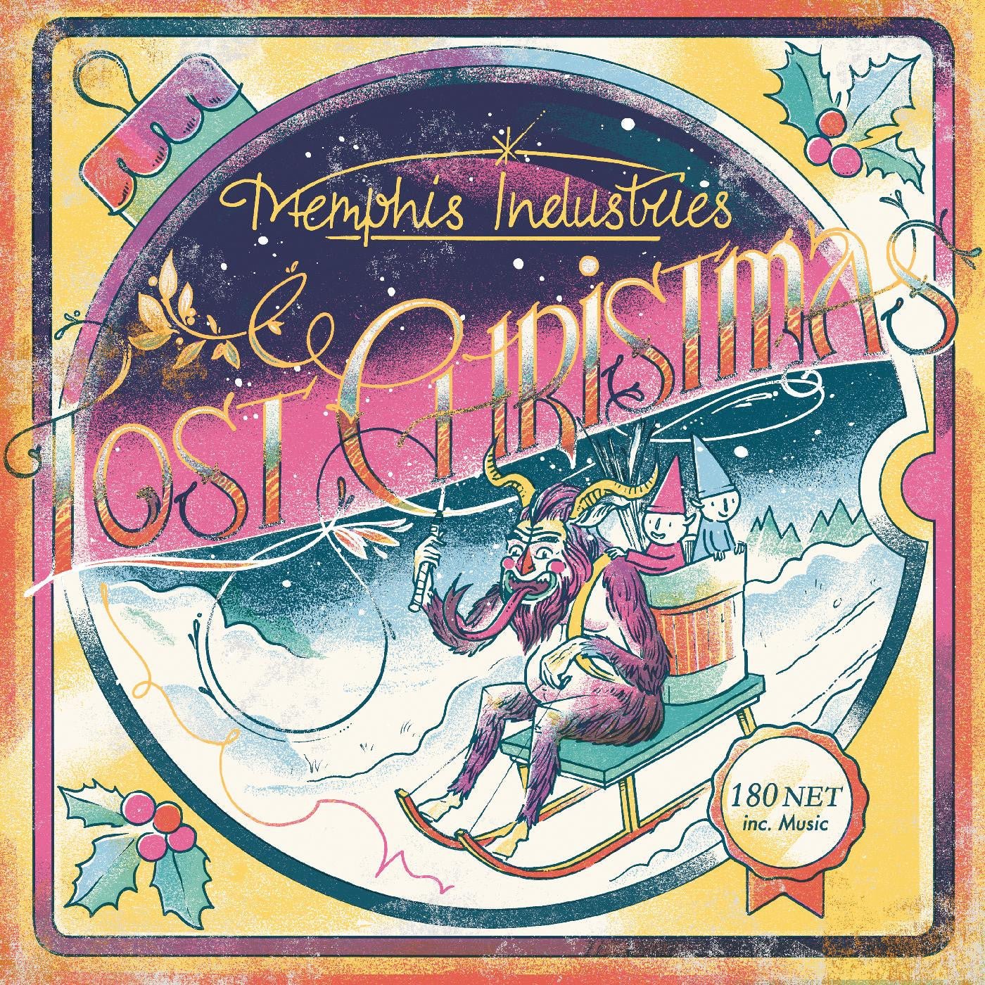 Various Artists - Lost Christmas : Festive Memphis Industries Selection Box [Tri-color Red Green & Gold Vinyl]  (New Vinyl LP)