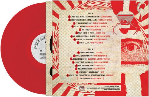 Various Artists ‎- Psych-Out Christmas [Red Vinyl]  (New Vinyl LP)