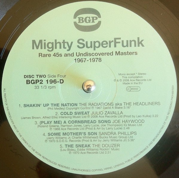 Various Artists - The Mighty Super Funk: Rare 45s and Undiscovered Masters 1967-1978  (New Vinyl LP)