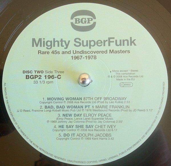 Various Artists - The Mighty Super Funk: Rare 45s and Undiscovered Masters 1967-1978  (New Vinyl LP)