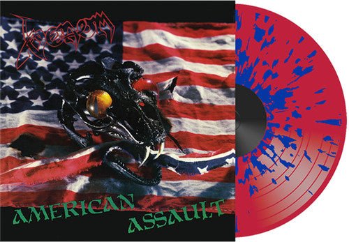 Venom - American Assault [Red w/ Blue Splatter Vinyl]  (New Vinyl LP)