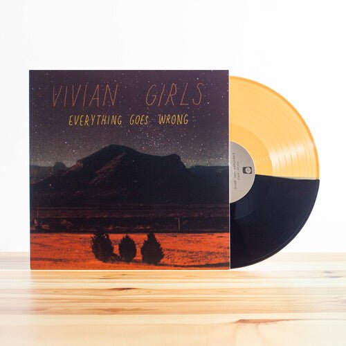 Vivian Girls - Everything Goes Wrong [Half Yellow & Black Vinyl]  (New Vinyl LP)