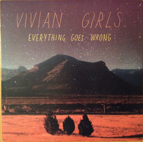 Vivian Girls - Everything Goes Wrong [Half Yellow & Black Vinyl]  (New Vinyl LP)