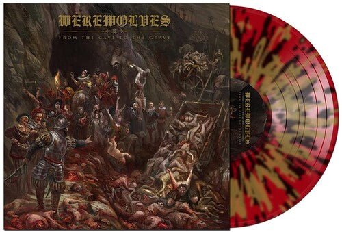 Werewolves - From The Cave To The Grave [Red w/ Gold & Black Splatter Vinyl]  (New Vinyl LP)